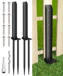 Fence Post Anchor Kit, Heavy Duty Metal Steel Repair Anc.... Fixed Price $57.48.