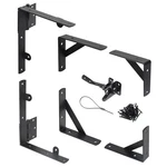 Heavy Duty Anti Sag Gate Kit Corner Brace Brackets With Self-locking Latch. Fixed Price $40.45.