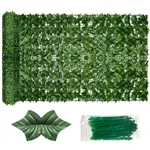 Artificial Ivy Privacy Fence Screen 40"X120" Uv Resistant Faux Greenery Panel. Fixed Price $29.99.