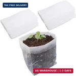 Belit Nursery Growing Bags, 100 Pcs Fabric Seedling Pots Non-woven Pouch For Gar. Fixed Price $15.61.
