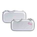 Cartoon Carrying Case For Nintendo Switch 2025 Storage Bag Silver Hard Shell Kty. Fixed Price $36.99.