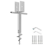 No Dig Ground Screw Anchor Spike 4X4 (3.5" Inch) Post Holder, 304 Stai.... Fixed Price $60.96.