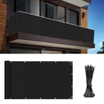 Infrange Balcony Privacy Fence Screen 3' X Mesh 12', Black. Fixed Price $25.90.