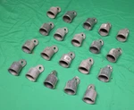 20 Nos Aluminum Chain Link Fence Rail End Caps Bolt Cups 1-3/8". Fixed Price $18.00.