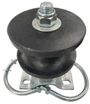 Kiavetta 4" Round Post X 2" Link Fence Gate Frame Chain Roller. Fixed Price $59.49.