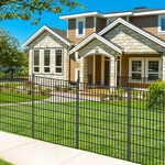 5 Panels No Dig Garden Fence With Gate, 40 In(h) X 12.1 Ft(l) Metal. Fixed Price $115.53.