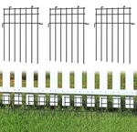 Ousheng 1.5'' Spacing Animal Barrier Fence For Dogs, Panels 10' Black Gm. Fixed Price $12.14.