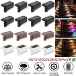 Outdoor Solar Led Deck Lights Garden Patio Pathway Stairs Step Fence Lamp. Fixed Price $19.64.