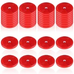 32 Pcs Round Safety Reflectors For Driveway, Fence, Gate, Trailers - Red. Fixed Price $37.99.