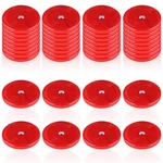 Kingdder 32 Pcs Front Reflector Round For Driveway Fence Gate Red. Fixed Price $30.99.