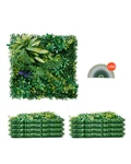 Vevor Artificial Grass Wall Panels 8 Pcs X 20IN 3D Greenery For Decor Privacy. Fixed Price $113.99.