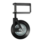 8 Inch Hard Rubber Swivel Mount Wheel For Wooden Gates - Heavy Duty. Fixed Price $46.99.