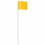 5-PACK Empire 21" H 2.5" X 3.5" 100/PK Yellow Steel Stake Marking Flags. Fixed Price $49.95.