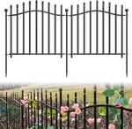 10 Panels No Dig Garden Fence - 24IN H X 22.5FT L, Reinforced Square Tube Rustpr. Fixed Price $137.95.