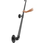 Vevor Stair Handrail 6FT Wall Mount Black Steel Outdoor Indoor Steps Heavy Duty. Fixed Price $29.07.