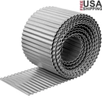 Flexible Galvanized Steel Garden Edging Durable Lawn Border Weed Control 20FT Us. Fixed Price $17.78.