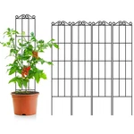 Arifaro 57.5'' Metal Garden Trellis For Climbing Plants,(pack Of 4) Indoor/ou.... Fixed Price $75.88.