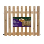 Vigoro Garden Fence Panel Natural Cedar Without Digging Installation 45.35 In.. Fixed Price $79.24.