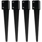Mtb Pack 24'' Fence Post Anchor Ground Spike - Black. Fixed Price $81.59.