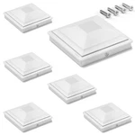 Siedinlar 5X5 Post Caps White 6 Pack, Deck Covers Outdoor Waterproof, Fits. Fixed Price $23.81.