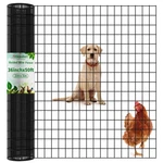 Amagabeli Garden & Home Black Pvc Coated Welded Wire Fence 2INCHX3INCH 48INCHX50. Fixed Price $105.36.