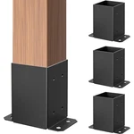 Origle Post Base, Bracket Inner Size 4X4-4PCS, Black. Fixed Price $52.99.