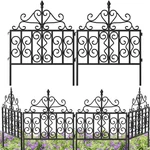 5 Panels 32IN(H) 10FT(L) 0.4 Inch Wire Diameter Decorative Garden Fences And .... Fixed Price $115.79.