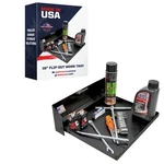 Pit Posse 609BK Work Station Fold Flip Out Tray Cabinet Shelf Made Usa -.... Fixed Price $93.56.