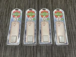 White Led Window Candle Cling 7" Two Sided Auto Timer Gerson (lot Of 4). Fixed Price $27.95.