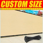 Colourtree Beige 6' Tall Fence Privacy Wind Screen Mesh Cover Custom Sizes. Fixed Price $323.59.
