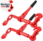 Ratchet Chain Binders 5/16'' - 3/8 2 Pack Load With Grab Hooks Ti. Fixed Price $58.11.