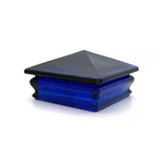 Woodway Glass Post Caps - 6X6 Cobalt Blue. Fixed Price $56.50.