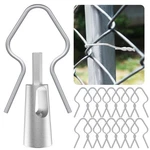 200 Pcs Post Clips Kit, Metal Wire Fence & 1 Drill Chuck, Galvanized S.... Fixed Price $40.86.
