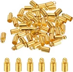 Uxcell 100PCS Leather Cord End Caps, Od Column Barrel 3.5MM, Gold Tone. Fixed Price $9.11.
