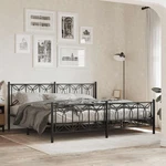 Metal Frame With Headboard Platform Base Home Bedroom Furniture Vidaxl. Fixed Price $105.99.
