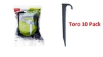 10 Toro Blue Stripe 1/2" Irrigation Drip Hose Tie-down Stakes. Fixed Price $9.95.