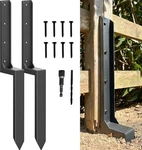 Arksoldier Fence Repair Kit - Quick Fix Broken/leaning 4X4/6X6 Wood Posts. Fixed Price $89.85.