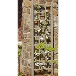 Dura-trel Elmwood 22 X 75 Inch Pvc Vinyl Outdoor Garden Patio Trellis, Mocha. Fixed Price $79.99.