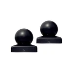 Aleko Post Medium Cap 2.5 X For Driveway Gates Black Lot Of. Fixed Price $15.90.