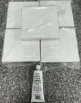 Pack Barrette Outdoor Living Post Top Pyramid New Style White 5" X With Cem. Fixed Price $28.49.