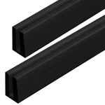 4 Ft. Black Vinyl Lattice Cap (2-PACK). Fixed Price $10.66.