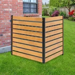 Naizea Air Conditioner Fence Privacy Screen Trash Can Enclosure Metal Post. Fixed Price $85.98.