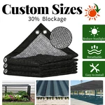 30% Black Shade Cloth,uv Resistant Netting With Upgrade Grommets For Plant Cover. Fixed Price $38.71.
