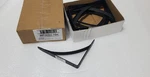 Lot 10 John Sterling RP-0053-7BK Steel 12 Ga. Bracket LX6.5 HX0.75 W In. Black. Fixed Price $27.00.