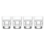 Reed & Barton Hudson Double Old Fashioned Glasses Set Of 4. Fixed Price $129.95.