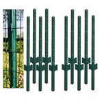 3 Feet Green, Pack Of 10 Metal Fence Post, For 24 Inch High Garden Welded Wir.... Fixed Price $68.92.