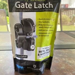 And Black Key-lockable Gate Latch. Fixed Price $29.00.