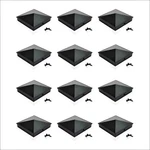 Todoki 4X4 Actual Fence Post Caps (12 Pack) - Outdoor Powder Coated Aluminum.... Fixed Price $89.99.