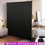 Portable Privacy Screen Room Divider Adjustable Fabric Partition Quick Assembly. Fixed Price $60.78.