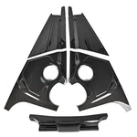 Carbon Fiber/ Red Engine Bay Trim For 2020-24 Corvette C8 Panel Appearance Cover. Fixed Price $299.99.